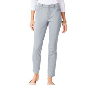 Talbots Slim Ankle Jean in Grey